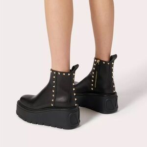 Valentino Uniqueform Calfskin Ankle Boot 85mm Size 41 ~ Brand New!!